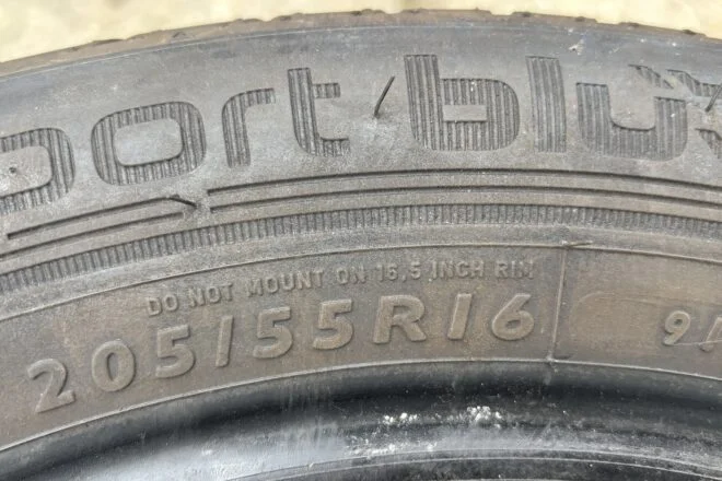 Použitý Dunlop sport bluResponse 205/55 R16 91V, 4 ks , dezen 20%, na predaj — foto 4